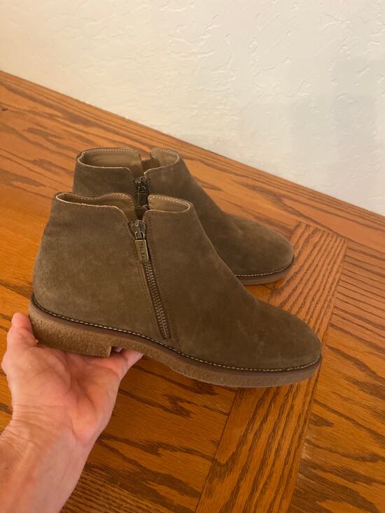 Italeau Shoes - Italeau Foliana Waterproof Suede Ankle Boots, size 39